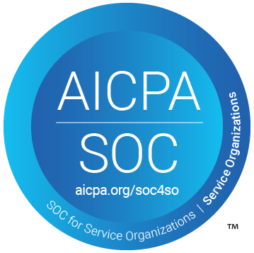 AICPA SOC 2 assurance badge